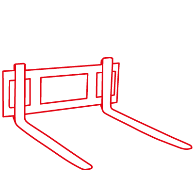 Staplergabeln und Drehgeräte