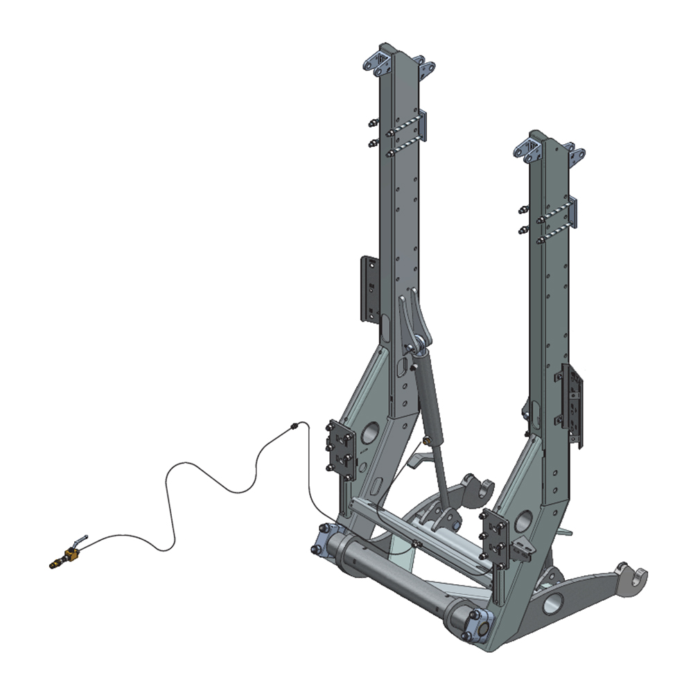 4-Punkt-Hydraulik komplett / schwere Ausführung 