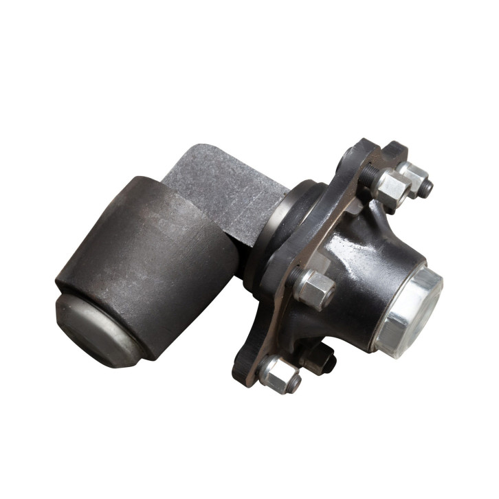 Running axle steering knuckle 