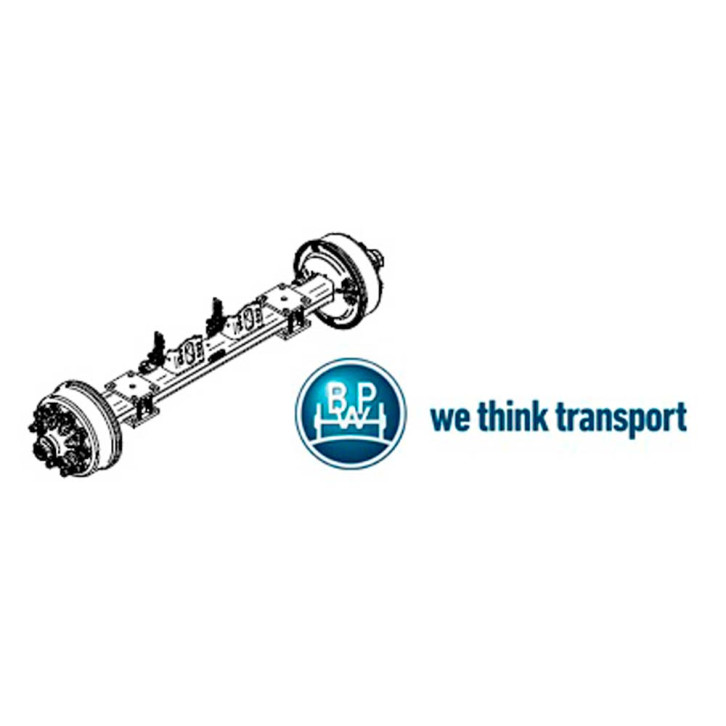 Bremsachse BPW 410x120 - 10-Loch/FM 1060mm/11000kg 