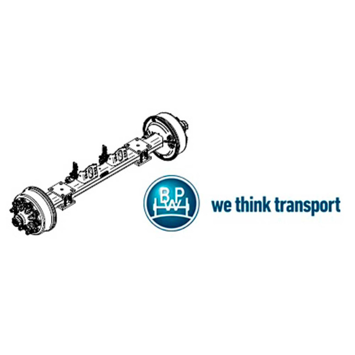 BPW brake axle 410x180 - 10-hole/SC 1060mm/14000kg 