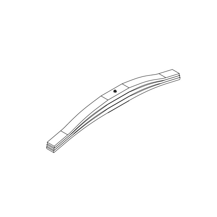 Parabolic spring for Boogie unit 