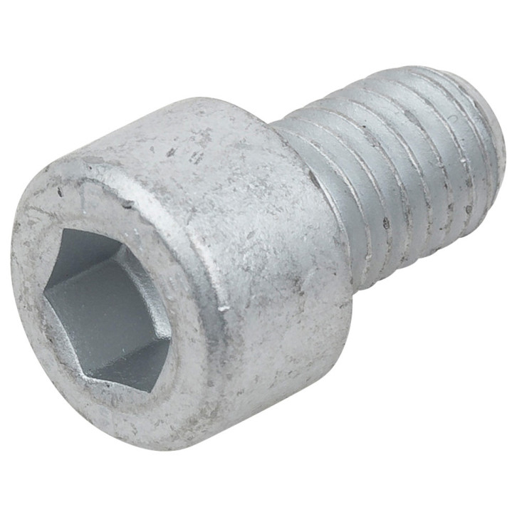 Cylinder-head screw for cover plate/M 10 x 16 mm/AF= 8/grade 8.8/galvanised/DIN  