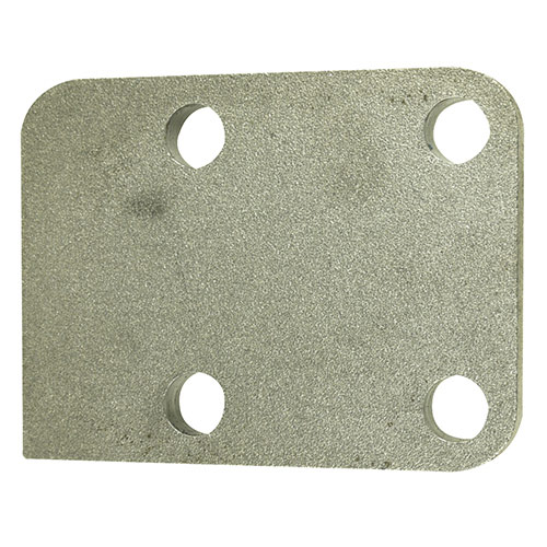 Locking plate for steering pin (bottom) / 4-hole version 