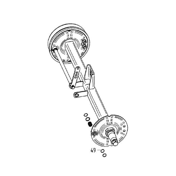 O-ring for brake camshaft / int. Ø 33.3 / t 2.4 mm 