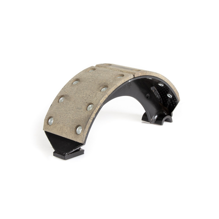 GRP brake shoe with pad 