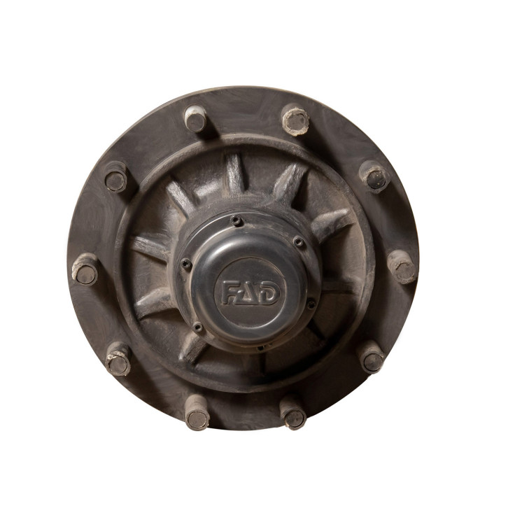Running axle stub 
