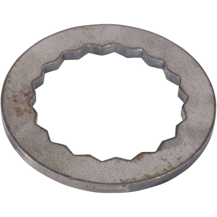 Tensioning disc toothed for FAD steering axle 