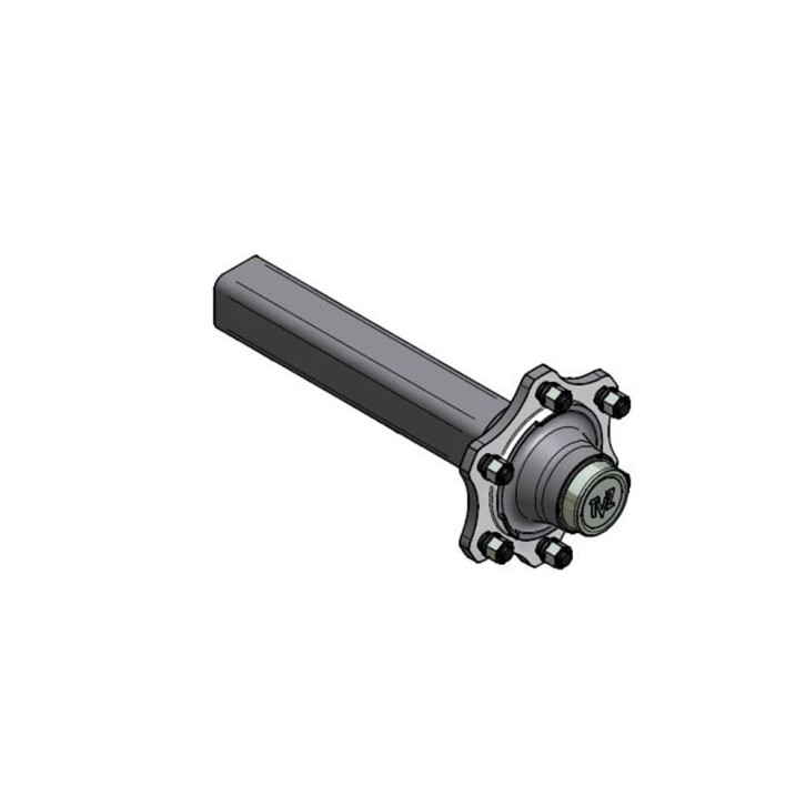 Running axle stub 