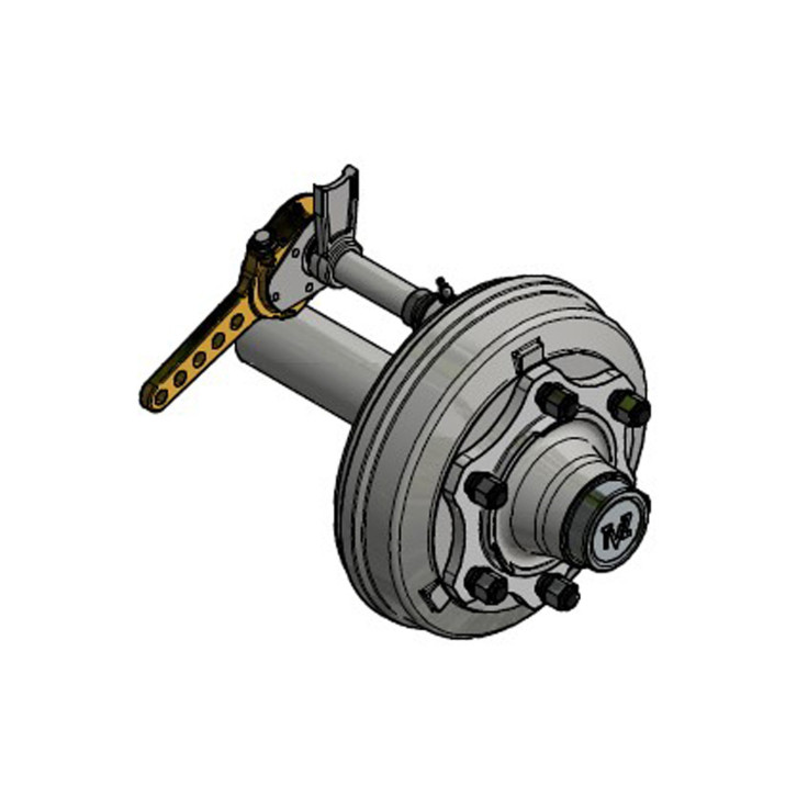 Brake axle stub 300x60 - automatic GS 