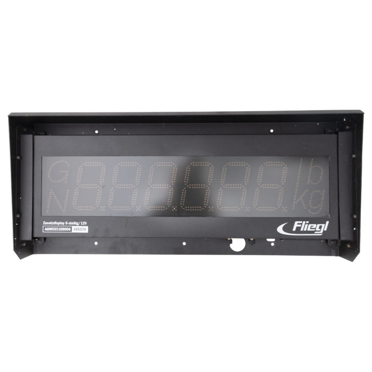 Large display for weighing system 