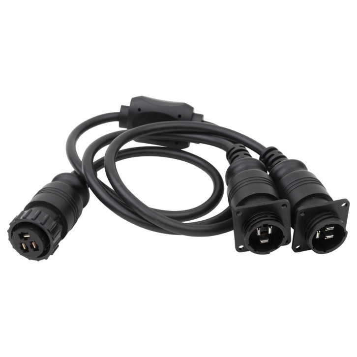 CPC Verteilung 3-Pin F(206037-2) to 2 pcs CPC 3-Pin M (206036-2) 