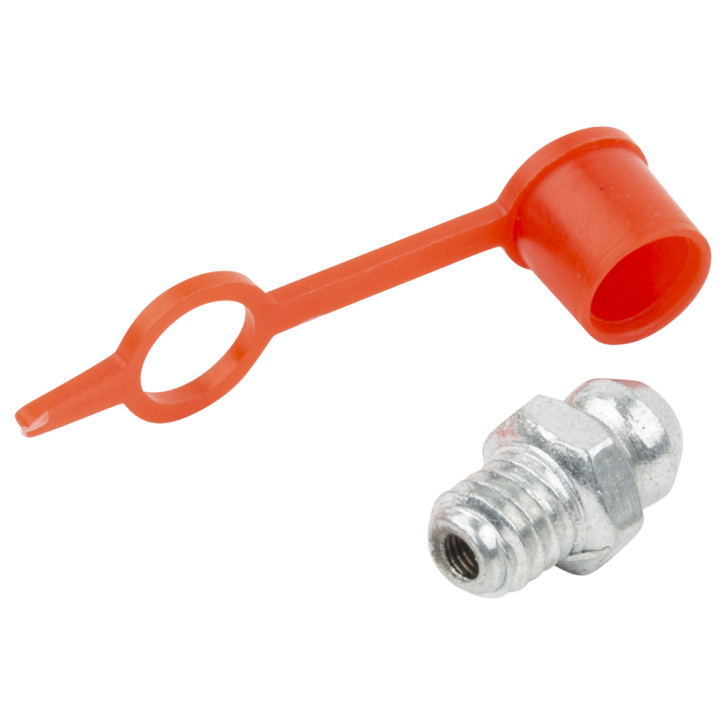 Schmiernippel mit Kappe M6  für Heckenschneider 