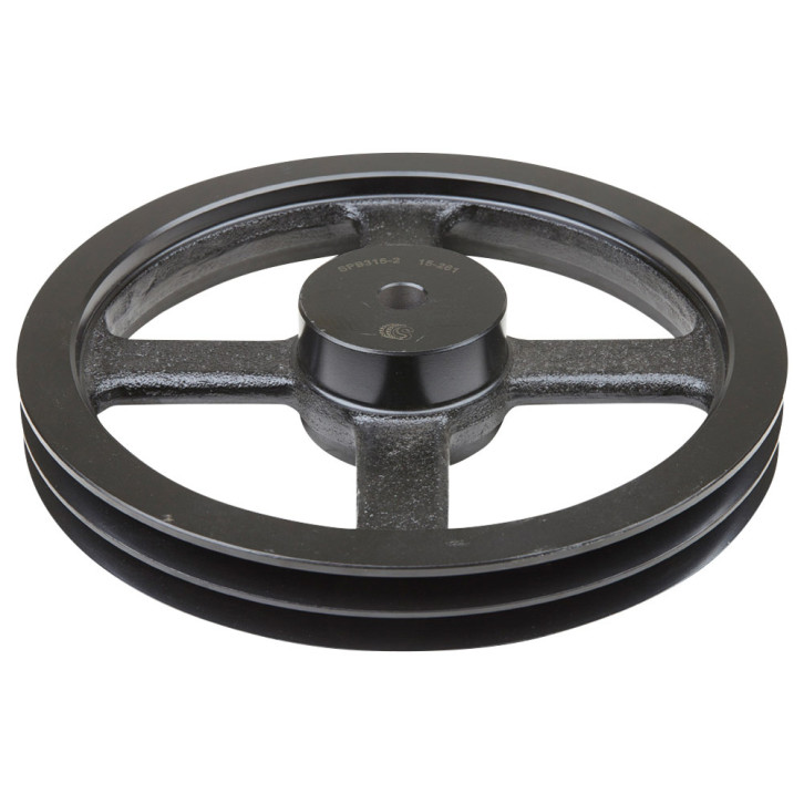 V-belt pulley - two grooves 