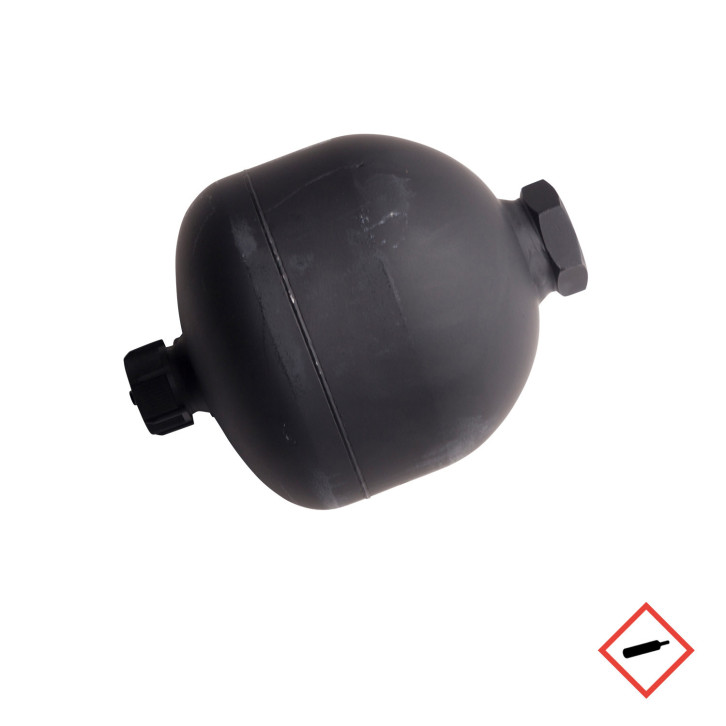 Hydraulikspeicher für Deichselfederung / ASW / lackiert 