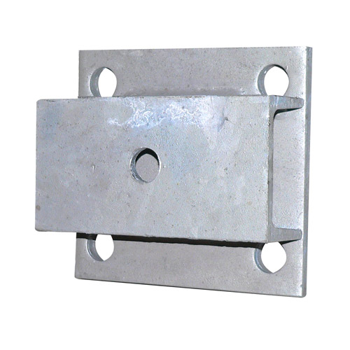 Axle plate with U-rail BPW 