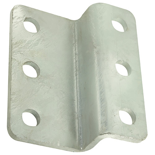 Cylinder retaining plate for hydraulic axle shift 