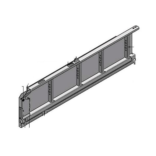 Side part for rear wall 2600mm ASW 