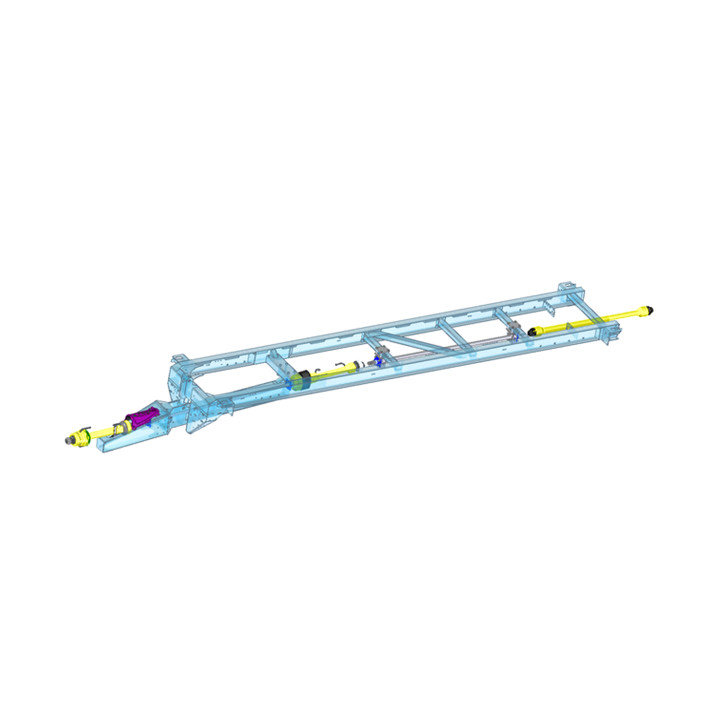 PTO through drive shaft without hydraulics 
