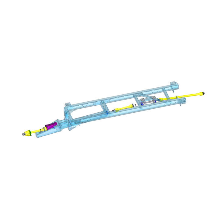 PTO through drive shaft without hydraulics 