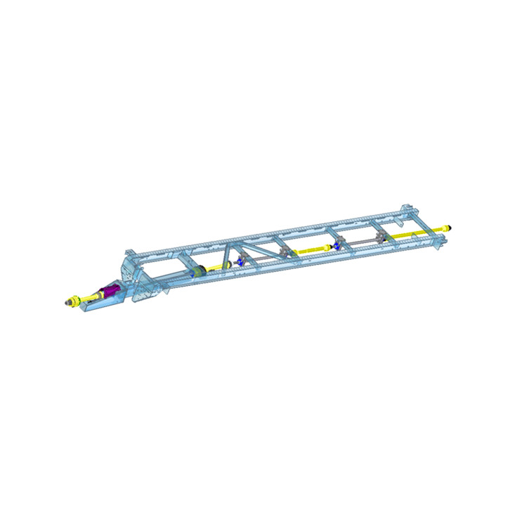 PTO through drive shaft without hydraulics 