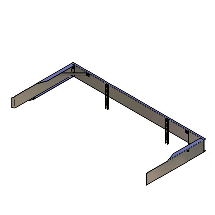 Rückwandaufbau ASW verzinkt 