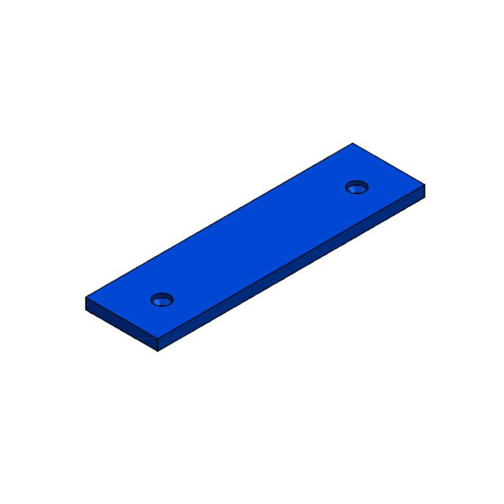 Guide rail of hard PVC 