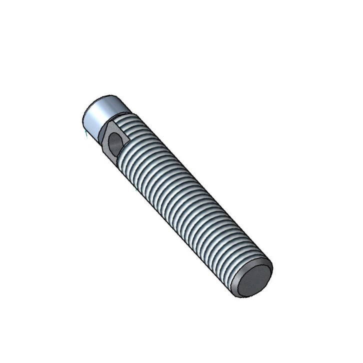 Threaded rod with screw 