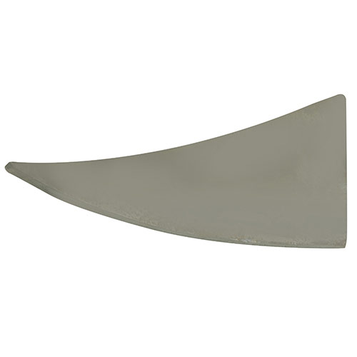 Reinforcement plate for weld-on part 