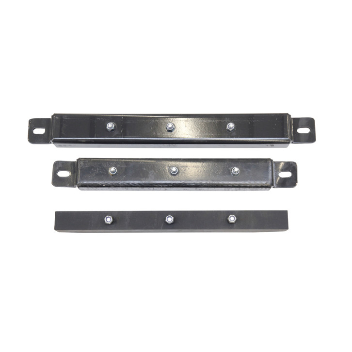 Sliding rail set 3-part for overloading auger 