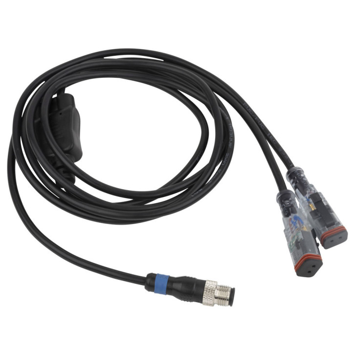 Distributor cable M12/2xDT06-2s solenoid valve plug 