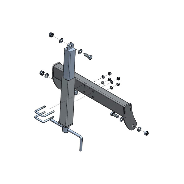 Verstelleinheit für Sichtfenster/Frontwanderhöhung (komplett) 
