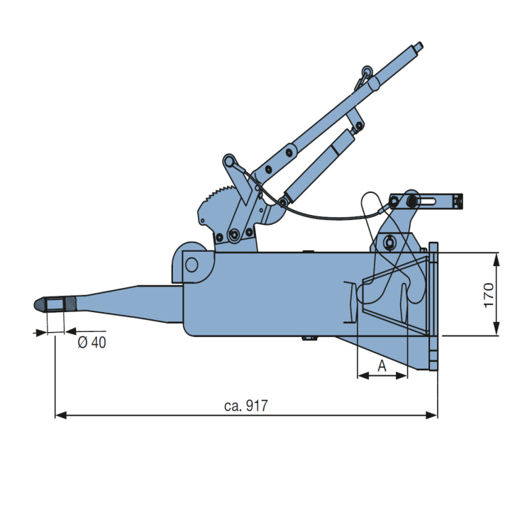 Auflaufeinrichtung AVE 2000 (AP 123, BHP 123) 