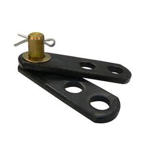 Lasche kpl. mit Bolzen 100 x 30 mit Bohrung 