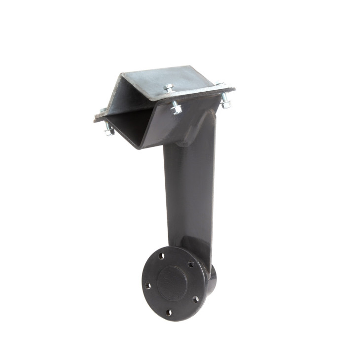 Coulter disc holder with upper clamp 