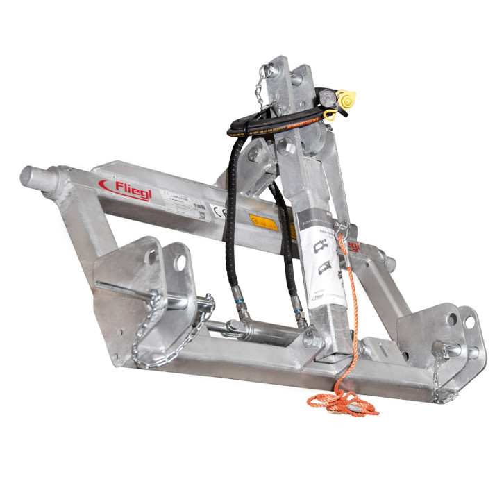 Three-point adapter hydr. lockable 