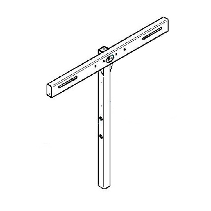 Teleskopierungskreuz für Ballengitter 