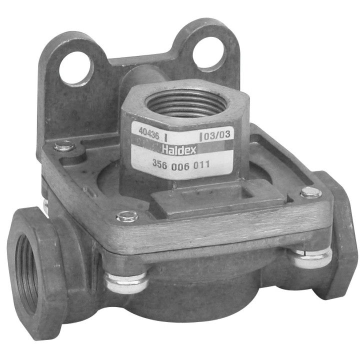 Schnelllöseventil Grau 