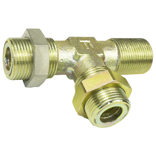 T-Einschraubverschraubung mit Schottgewinde (Druckluft) 