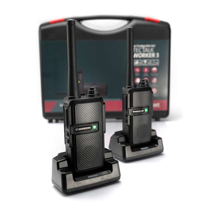 PMR-Handfunkgerät Tectalk Worker 3 - 2er Kofferset Handwerk 