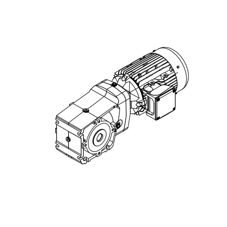 Kegelstirnradgetriebemotor universal 