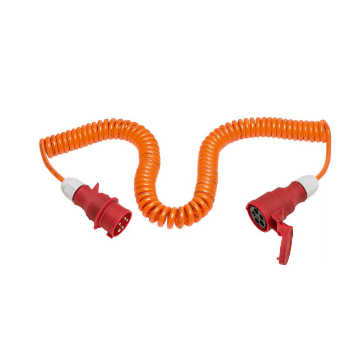 CEE construction site spiral cable 