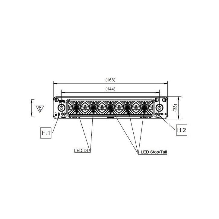 Additional Aspöck Posipoint IV LED light 
