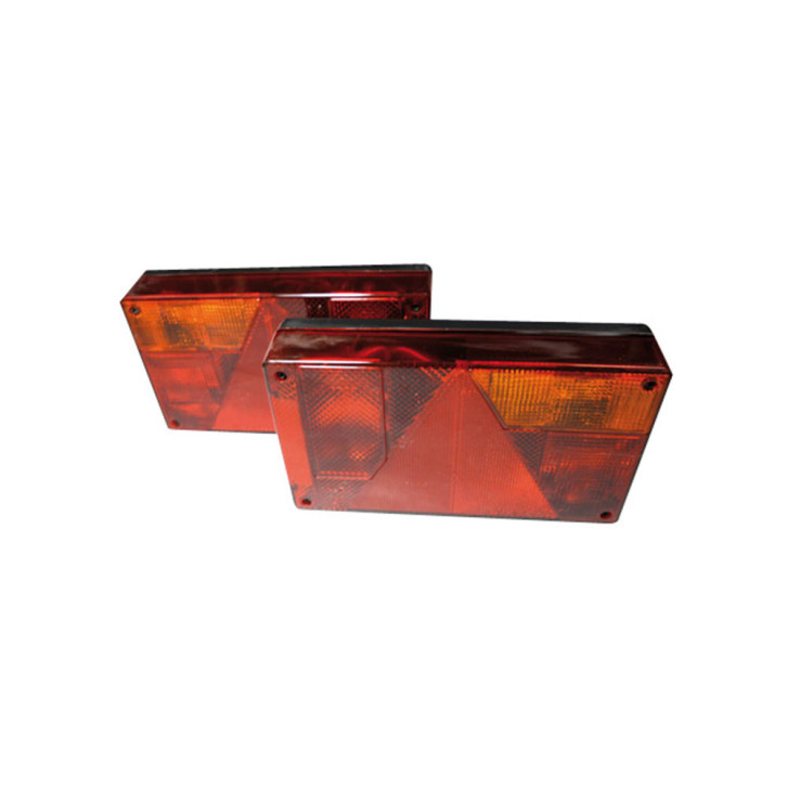 Light with triangular reflector 