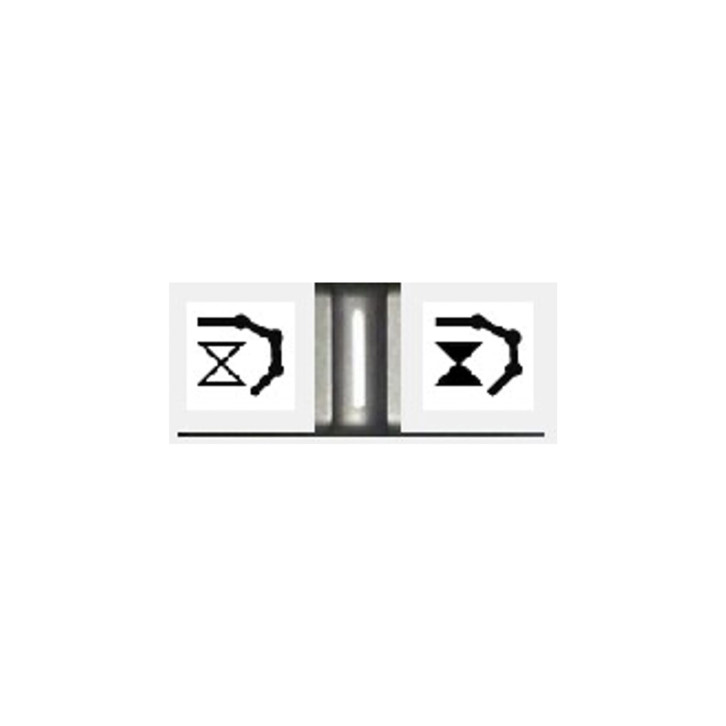 Rocker black Suction nozzle slide large - pneumatic 