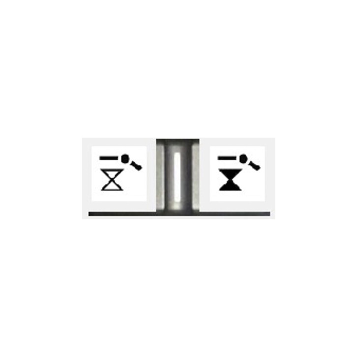 Rocker black Suction nozzle slide - hydraulic 