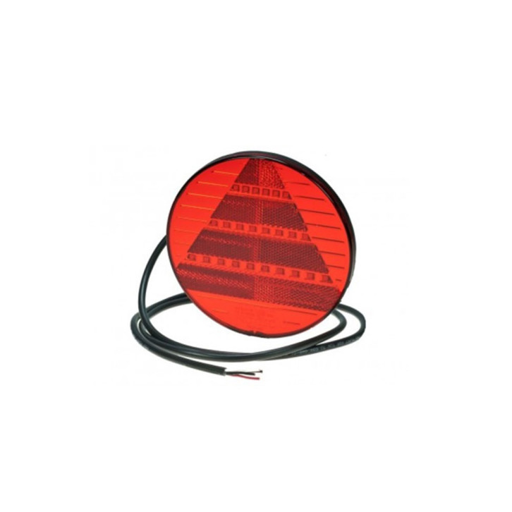 LED-Rückleuchte Pro-Disc mit Dreiecksrückstrahler 