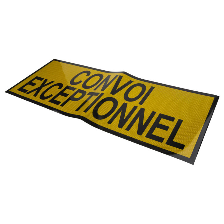 Hinweis-Magnetfolie »Convoi Exceptionnel« 