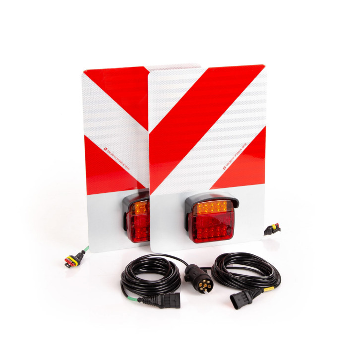 Warntafel-Satz mit LED Beleuchtung 