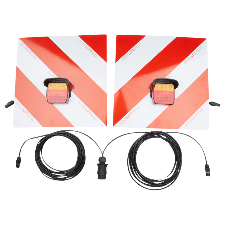 Warntafel-Satz LED zum Aufstecken mit Leuchte 